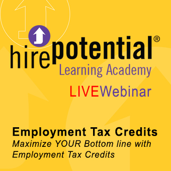 LIVE Webinar Employment tax credits