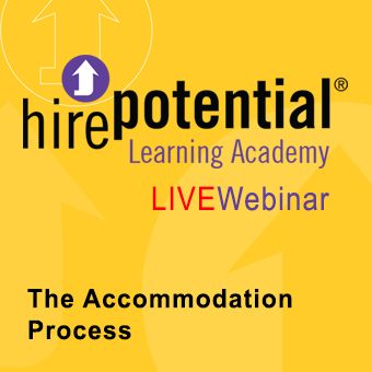 LIVE Webinar The AccomodationProcess